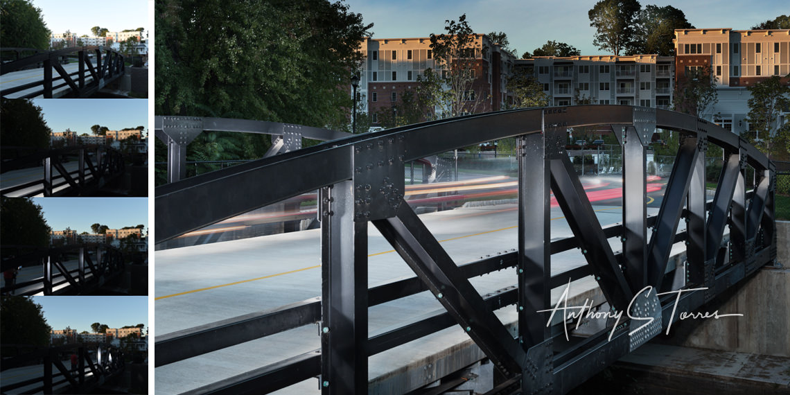 Custom Photography: Light Painted Bridge